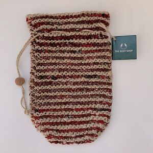 The Body Shop drawstring Jute Gift/Storage Bag